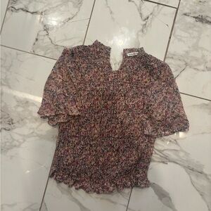 Abercrombie & Fitch Multicolor Floral Blouse